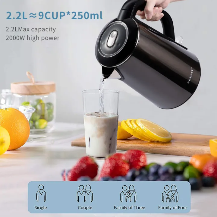 ელექტრო ჩაიდანი Sokany SK-2203 - Image 2