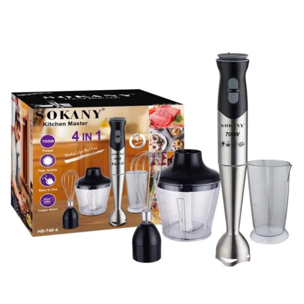 ხელის ბლენდერი 4/1 Sokany SK-748-4