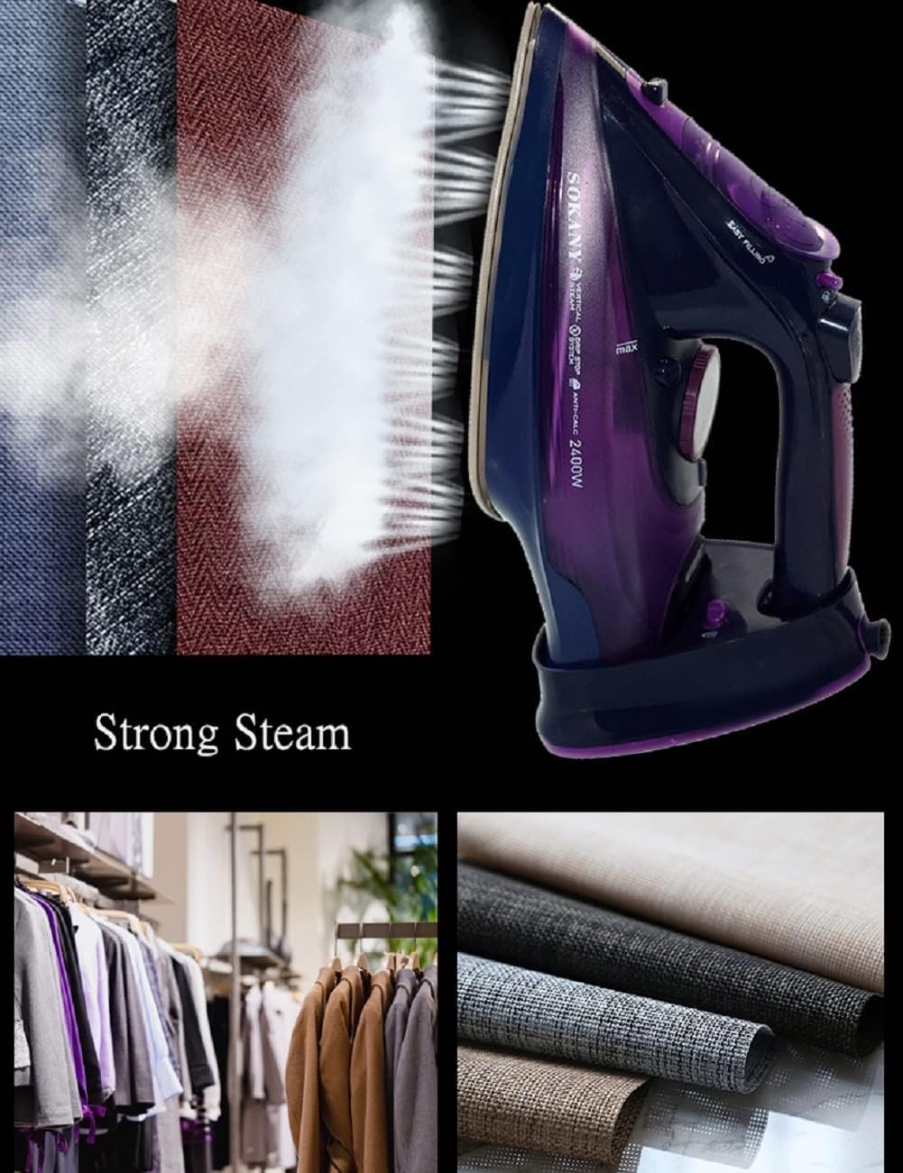 უკაბელო უთო AJ-2085 (V) - Image 7