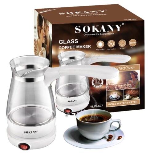 ყავის მადუღარა SOKANY YLW-607