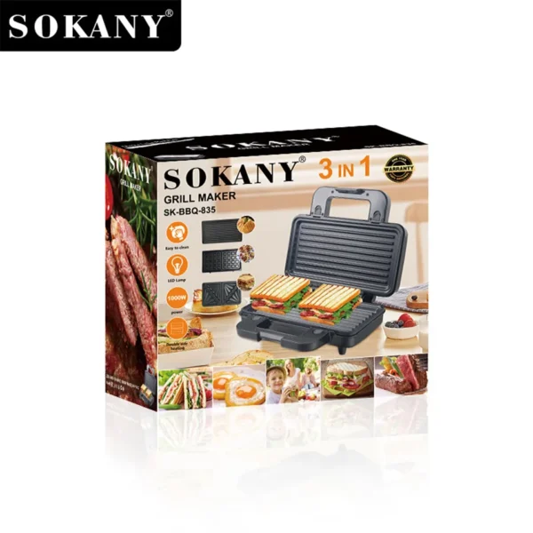 გრილ-ტოსტერი SK-BBQ-835 - Image 2