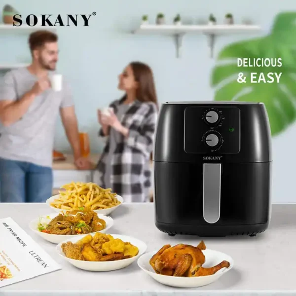 უცხიმო აეროგრილი 5ლ Sokany SK-8017 - Image 5