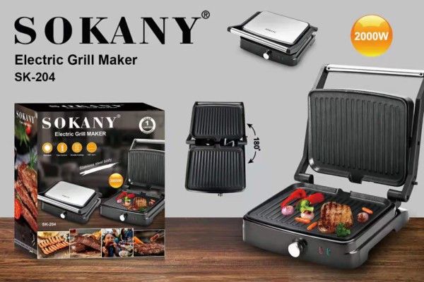 გრილ-ტოსტერი Sokany SK-204 - Image 4