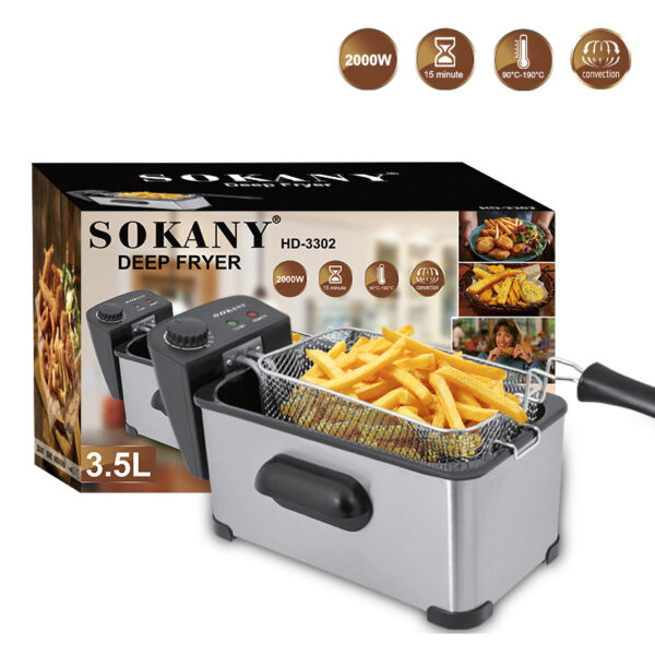 ფრის აპარატი SOKANY HD-3302 - Image 2