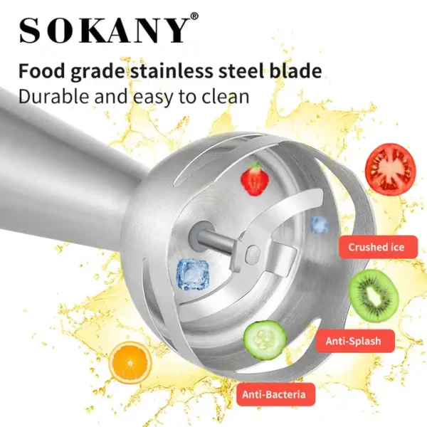 ხელის ბლენდერი Sokany Sk-758-4 - Image 6