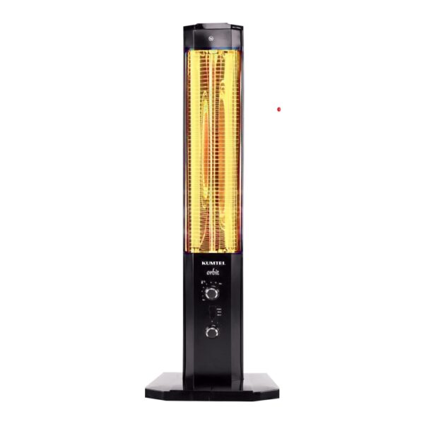 გამათბობელი KUMTEL MH-1800 MICA HEATER BLACK - Image 2