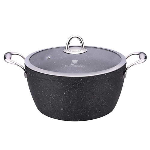 ბიო გრანიტის ქვაბი BERLLONG Titanium Stone TSP-28