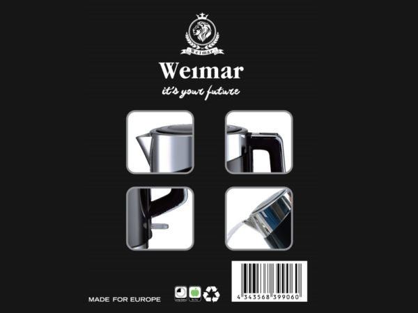 ელექტრო ჩაიდანი Weimar WE‑EK3506SXT - Image 3