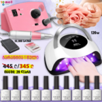 შილაკის ნაკრები 120w +ელ.ქლიბი 10 გელ ლაქი