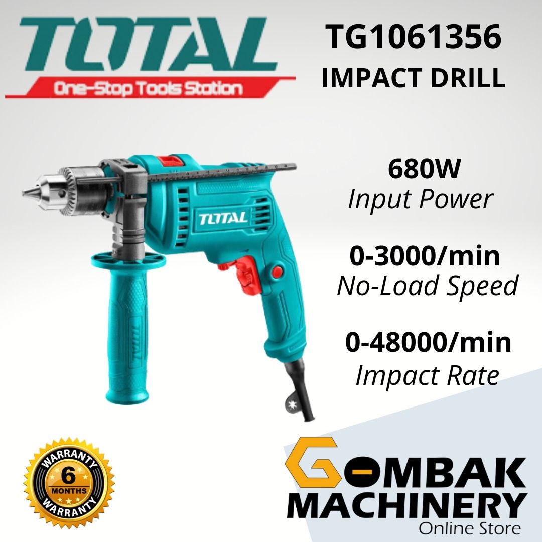 ელ. დარტყმითი ბურღი TOTAL - Image 3