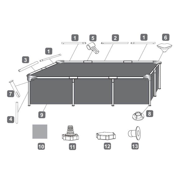 კარკასული აუზი Bestway 56401 1200ლ - Image 7